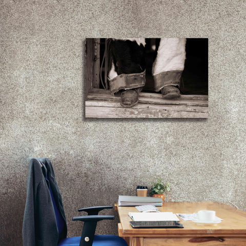 Image of 'Furry Chaps' by Lisa Dearing, Giclee Canvas Wall Art,40x26