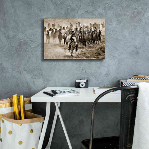 Image of 'Heading Home' by Lisa Dearing, Giclee Canvas Wall Art,18x12