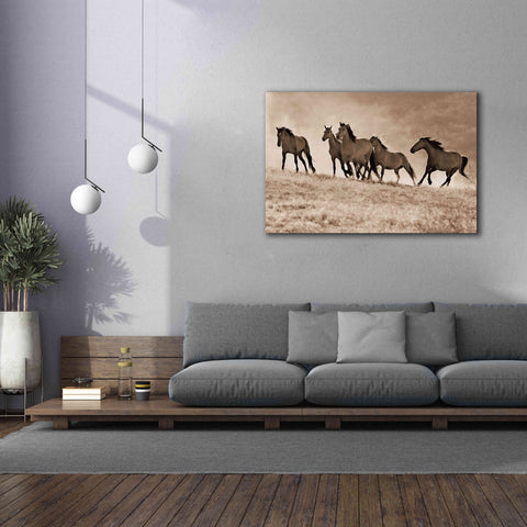 Image of 'Kicking Dust' by Lisa Dearing, Giclee Canvas Wall Art,60x40