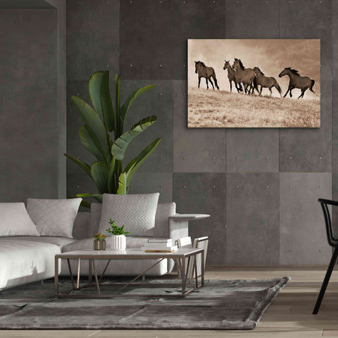 Image of 'Kicking Dust' by Lisa Dearing, Giclee Canvas Wall Art,60x40