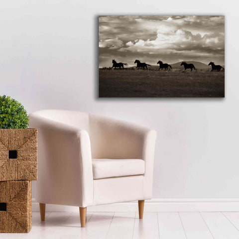 Image of 'Racing the Clouds' by Lisa Dearing, Giclee Canvas Wall Art,40x26