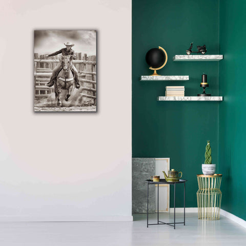 Image of 'Ride ‘Em Cowgirl' by Lisa Dearing, Giclee Canvas Wall Art,26x34