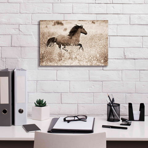 Image of 'Running Free' by Lisa Dearing, Giclee Canvas Wall Art,18x12