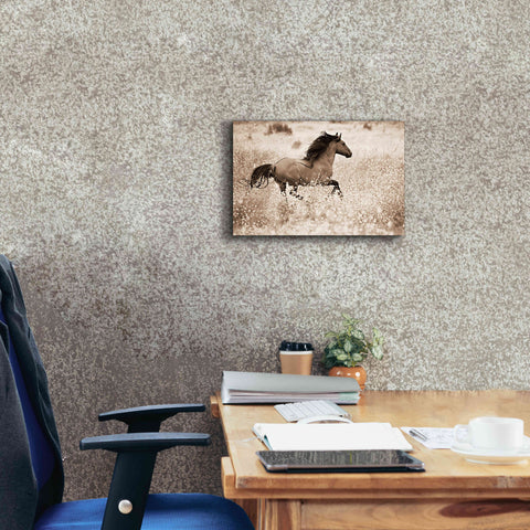 Image of 'Running Free' by Lisa Dearing, Giclee Canvas Wall Art,18x12