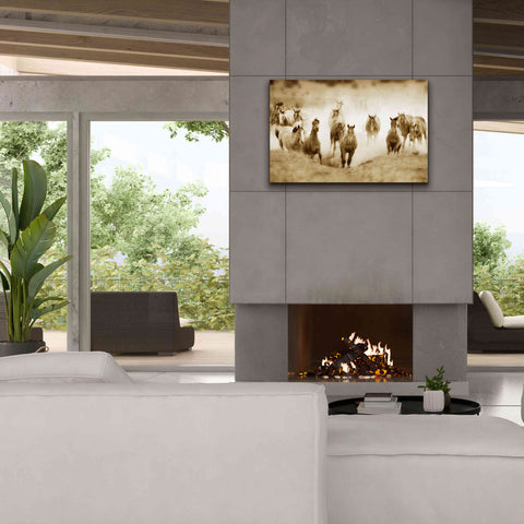 Image of 'San Cristobol Horses' by Lisa Dearing, Giclee Canvas Wall Art,40x26