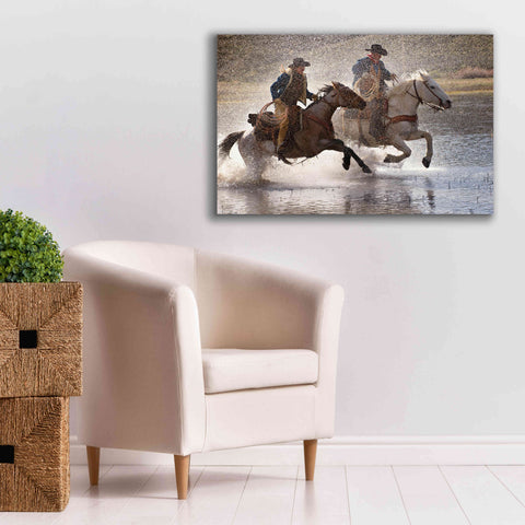 Image of 'Splash Dance' by Lisa Dearing, Giclee Canvas Wall Art,40x26