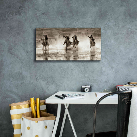 Image of 'Splash Dance II' by Lisa Dearing, Giclee Canvas Wall Art,24x12