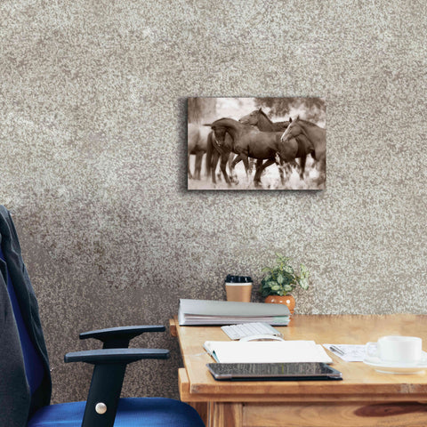 Image of 'The Herd' by Lisa Dearing, Giclee Canvas Wall Art,18x12