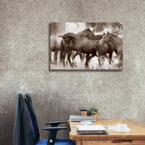 Image of 'The Herd' by Lisa Dearing, Giclee Canvas Wall Art,40x26