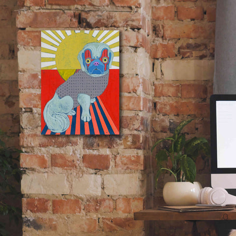 Image of 'Pekingese' by Lizzy Davis, Giclee Canvas Wall Art,12x16