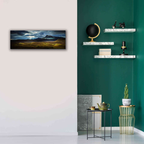 Image of 'Quiraing Lightpools' by Lynne Douglas, Giclee Canvas Wall Art,36x12