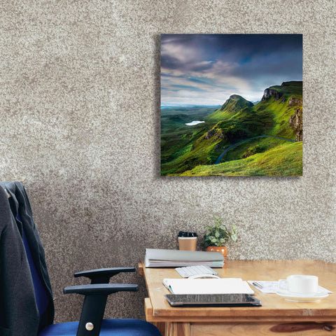 Image of 'Summer on the Quiraing' by Lynne Douglas, Giclee Canvas Wall Art,26x26