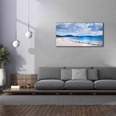 Image of 'Taransay Teal' by Lynne Douglas, Giclee Canvas Wall Art,60x30