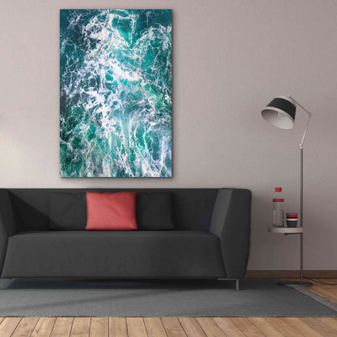 Image of 'Teal Embrace' by Lynne Douglas, Giclee Canvas Wall Art,40x60