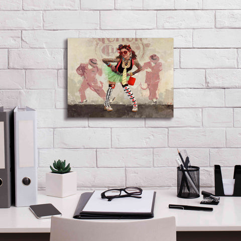 Image of 'Devil or Angel' by Michael Fitzpatrick, Giclee Canvas Wall Art,16x12