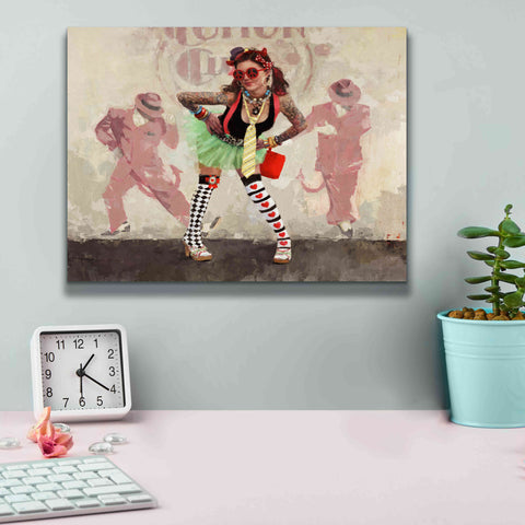 Image of 'Devil or Angel' by Michael Fitzpatrick, Giclee Canvas Wall Art,16x12