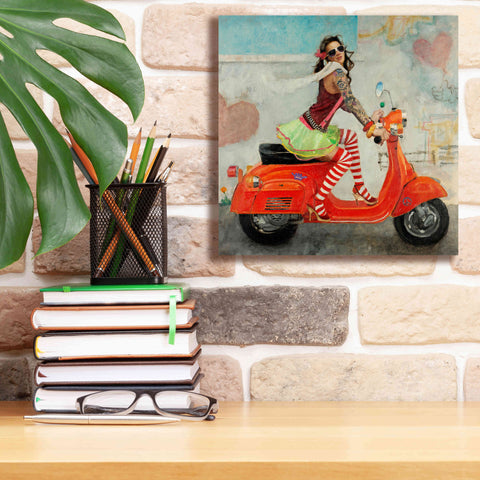 Image of 'This Is How I Roll' by Michael Fitzpatrick, Giclee Canvas Wall Art,12x12