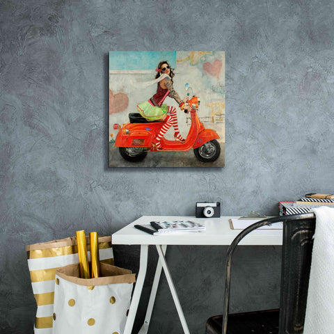 Image of 'This Is How I Roll' by Michael Fitzpatrick, Giclee Canvas Wall Art,18x18