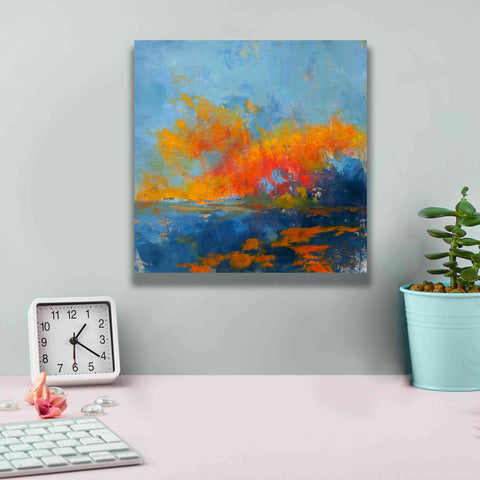 Image of 'Blue on Blue' by Patrick Dennis, Giclee Canvas Wall Art,12x12