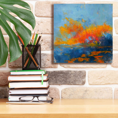 Image of 'Blue on Blue' by Patrick Dennis, Giclee Canvas Wall Art,12x12