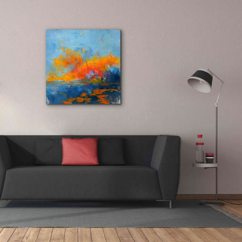 Image of 'Blue on Blue' by Patrick Dennis, Giclee Canvas Wall Art,37x37