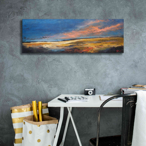 Image of 'Ranch Romance' by Patrick Dennis, Giclee Canvas Wall Art,36 x 12