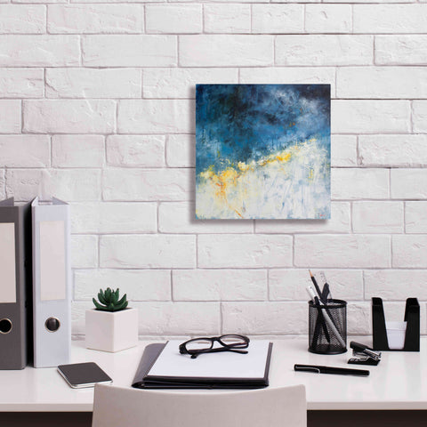 Image of 'Yellow Bloom' by Patrick Dennis, Giclee Canvas Wall Art,12 x 12