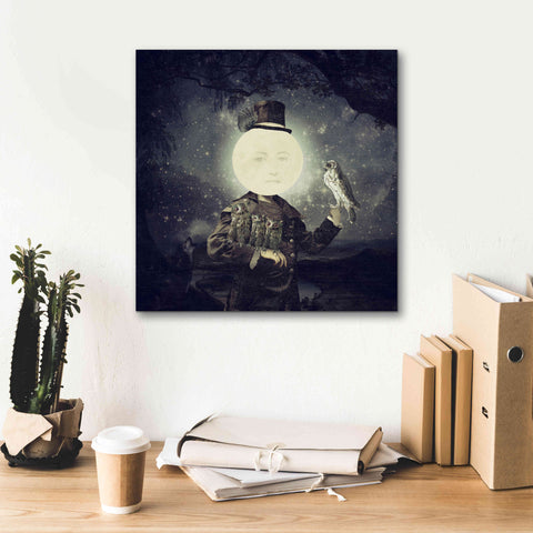 Image of 'Full Moon' by Paula Belle Flores, Giclee Canvas Wall Art,18 x 18