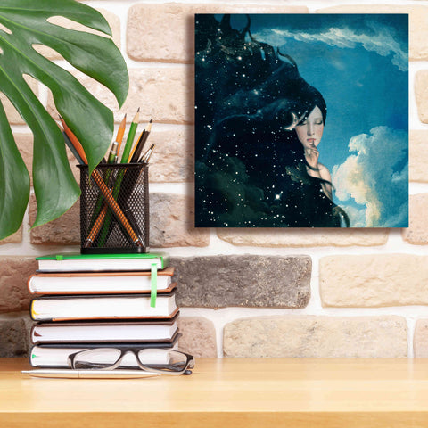 Image of 'Lady Night' by Paula Belle Flores, Giclee Canvas Wall Art,12 x 12