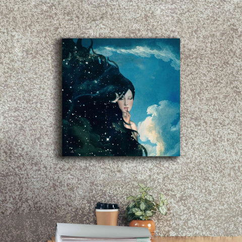 Image of 'Lady Night' by Paula Belle Flores, Giclee Canvas Wall Art,18 x 18