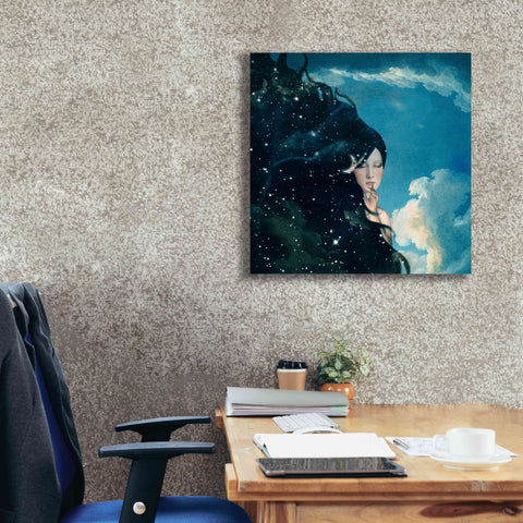 Image of 'Lady Night' by Paula Belle Flores, Giclee Canvas Wall Art,26 x 26