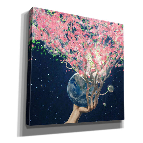 Image of 'Love Makes The Faith Bloom' by Paula Belle Flores, Giclee Canvas Wall Art