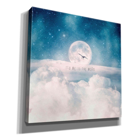 Image of 'Moonrise Over the Clouds' by Paula Belle Flores, Giclee Canvas Wall Art