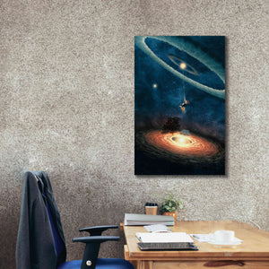 'My Dream House in Another Galaxy' by Paula Belle Flores, Giclee Canvas Wall Art,26 x 40