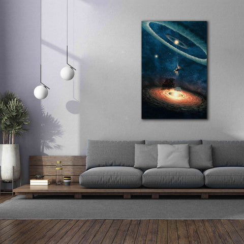 Image of 'My Dream House in Another Galaxy' by Paula Belle Flores, Giclee Canvas Wall Art,40 x 60