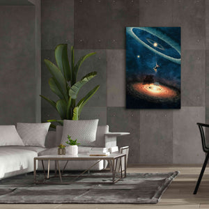 'My Dream House in Another Galaxy' by Paula Belle Flores, Giclee Canvas Wall Art,40 x 60
