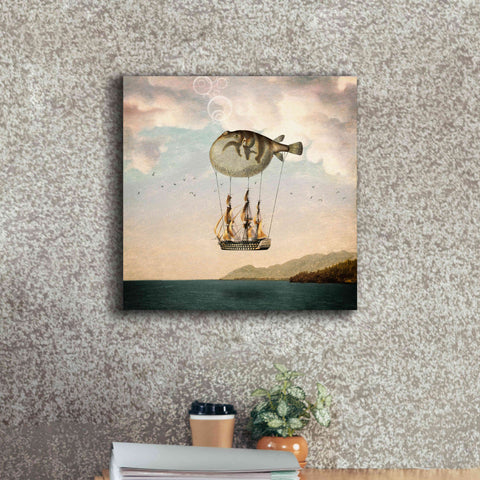 Image of 'The Big Journey' by Paula Belle Flores, Giclee Canvas Wall Art,18 x 18