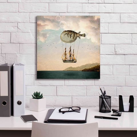 Image of 'The Big Journey' by Paula Belle Flores, Giclee Canvas Wall Art,18 x 18