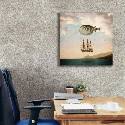 Image of 'The Big Journey' by Paula Belle Flores, Giclee Canvas Wall Art,26 x 26