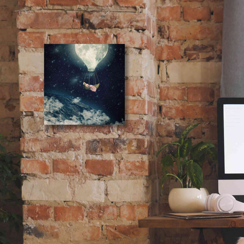 Image of 'The Moon Carries Me Away' by Paula Belle Flores, Giclee Canvas Wall Art,12 x 12