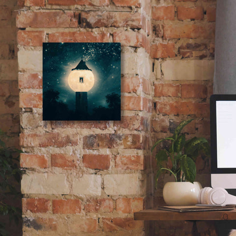 Image of 'The Moon Tower' by Paula Belle Flores, Giclee Canvas Wall Art,12 x 12