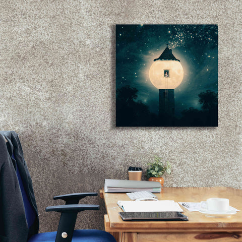 Image of 'The Moon Tower' by Paula Belle Flores, Giclee Canvas Wall Art,26 x 26