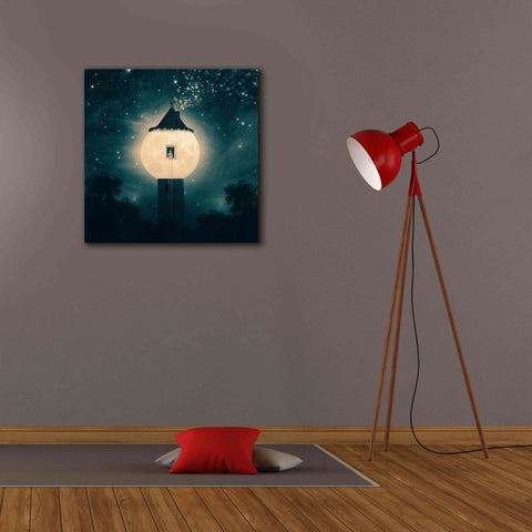 Image of 'The Moon Tower' by Paula Belle Flores, Giclee Canvas Wall Art,26 x 26