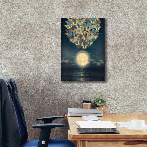 Image of 'The Rising Moon' by Paula Belle Flores, Giclee Canvas Wall Art,18 x 26