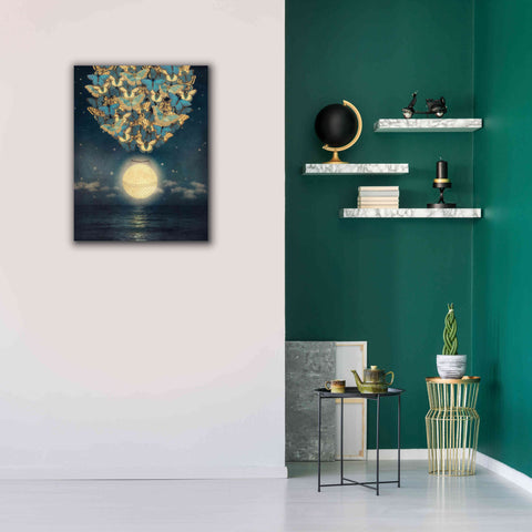 Image of 'The Rising Moon' by Paula Belle Flores, Giclee Canvas Wall Art,26 x 34