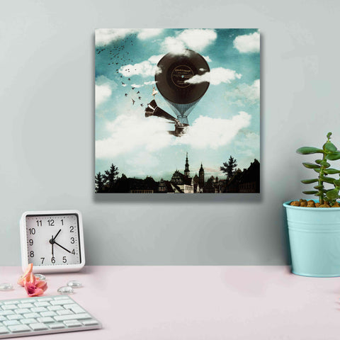 Image of 'The Travelling Ballerina' by Paula Belle Flores, Giclee Canvas Wall Art,12 x 12