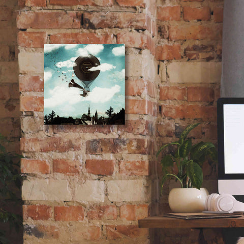 Image of 'The Travelling Ballerina' by Paula Belle Flores, Giclee Canvas Wall Art,12 x 12