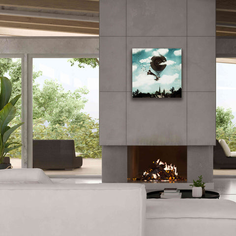 Image of 'The Travelling Ballerina' by Paula Belle Flores, Giclee Canvas Wall Art,26 x 26