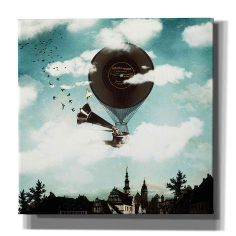 Image of 'The Travelling Ballerina' by Paula Belle Flores, Giclee Canvas Wall Art