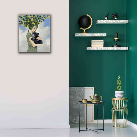 Image of 'You Are Safe - Bear' by Paula Belle Flores, Giclee Canvas Wall Art,20 x 24